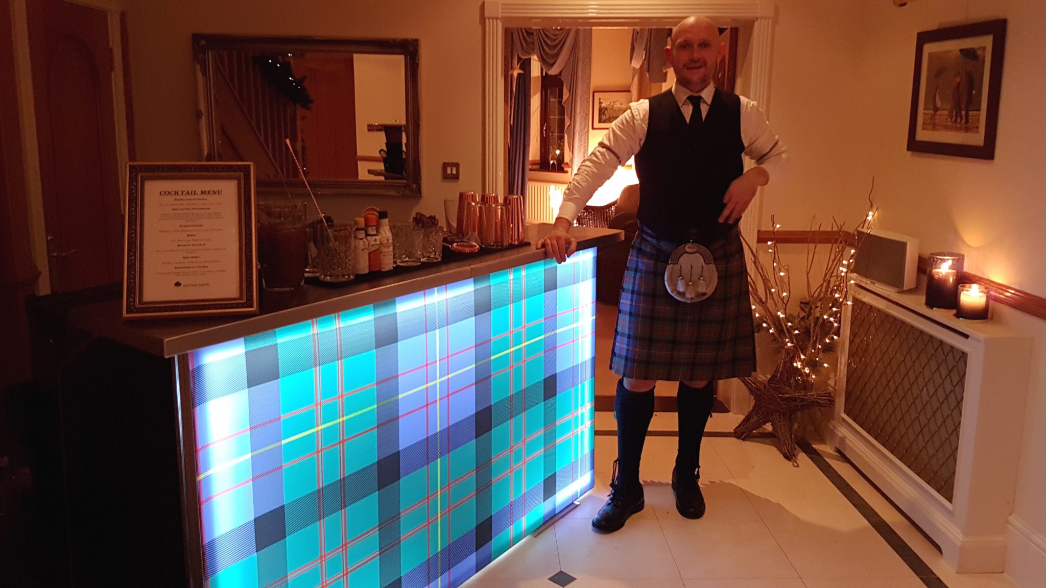 Scottish themed mobile bar