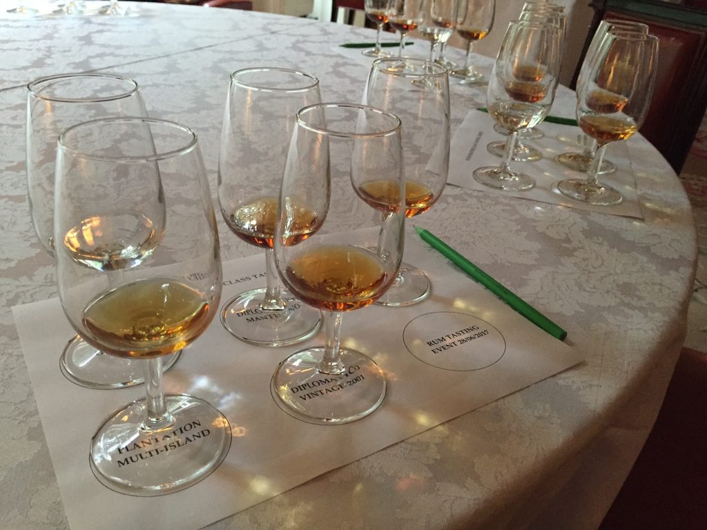 rum tasting experience