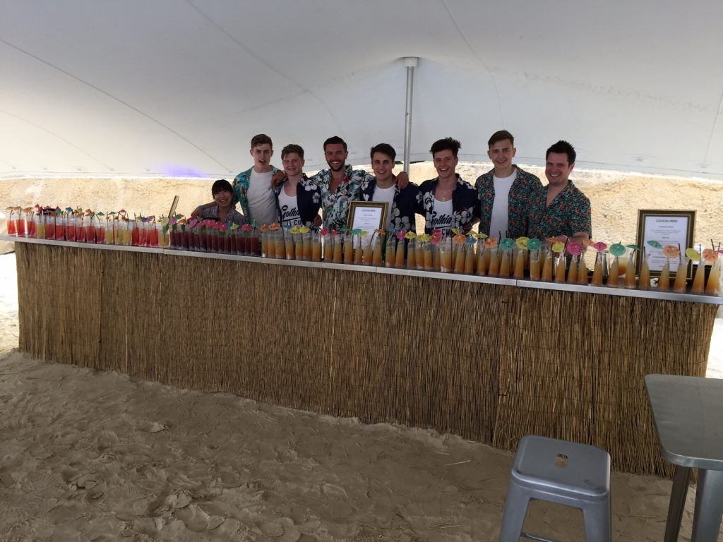 beach themed mobile bar