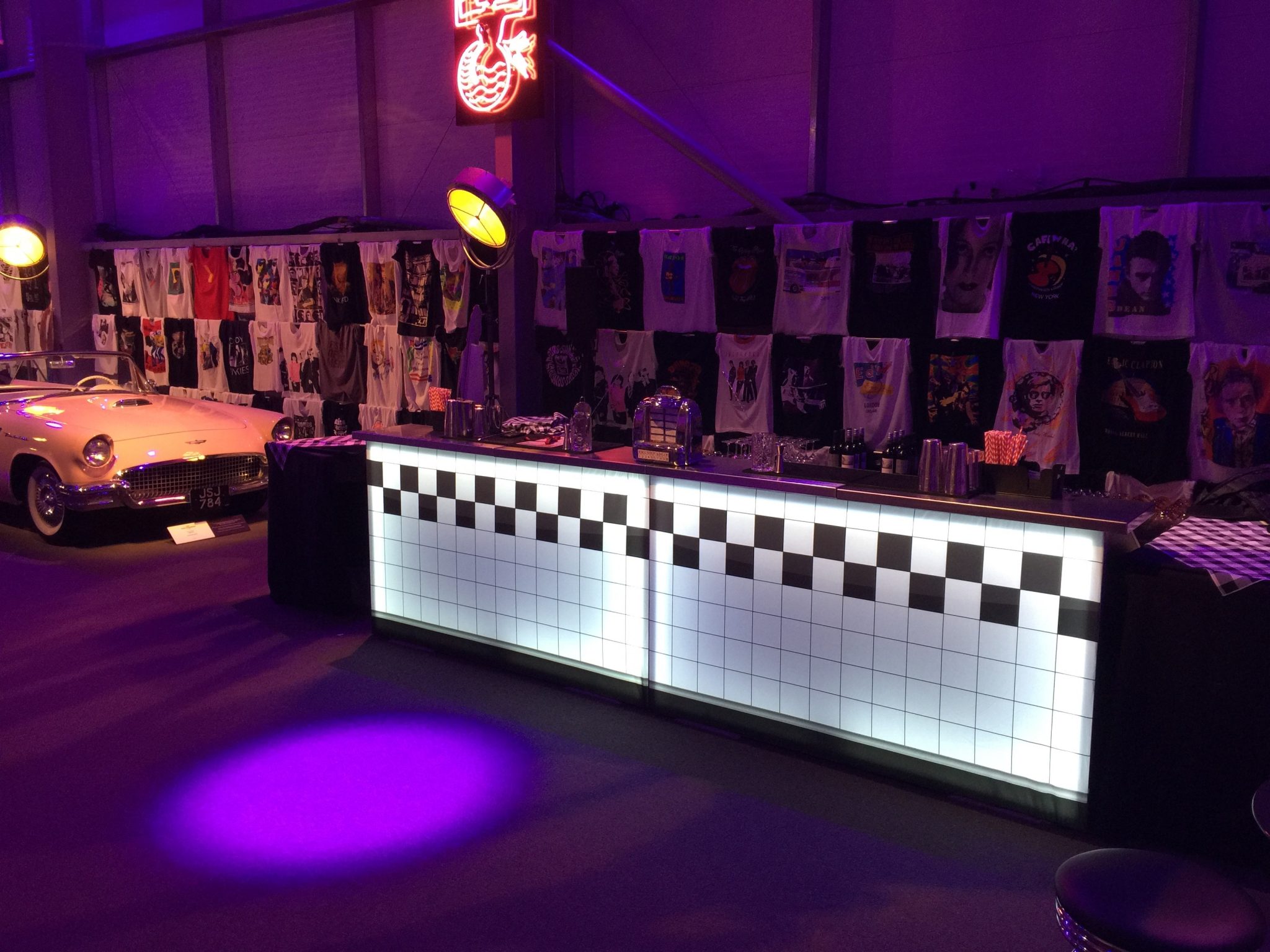 american diner themed bar