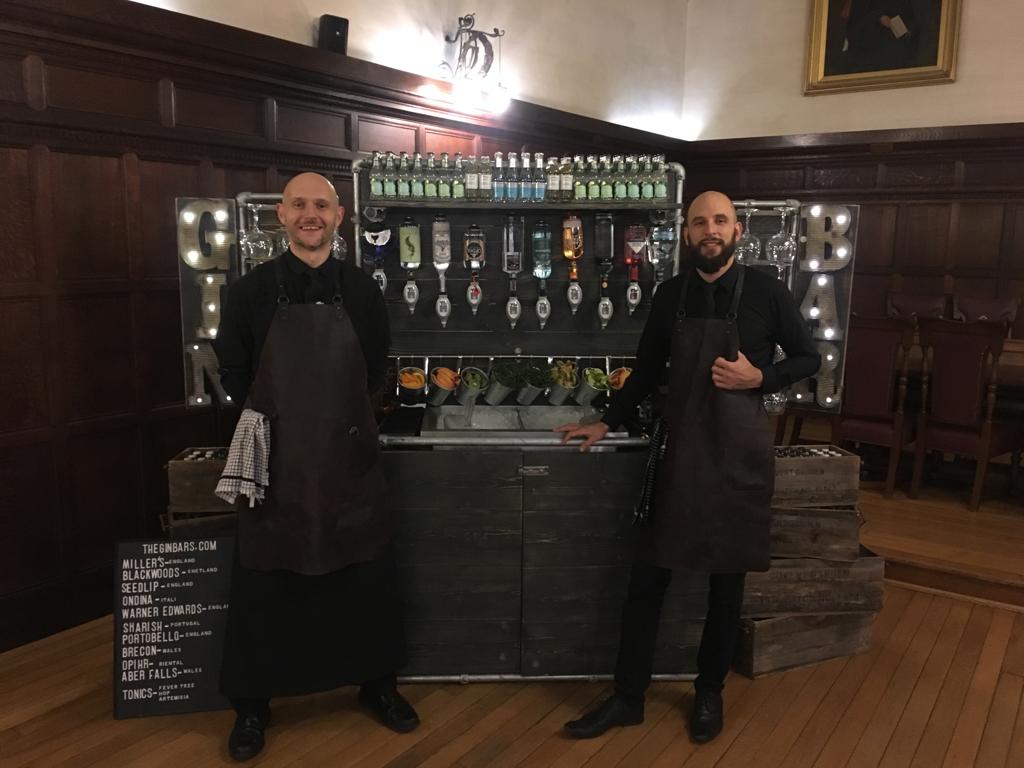 mobile gin bar for events