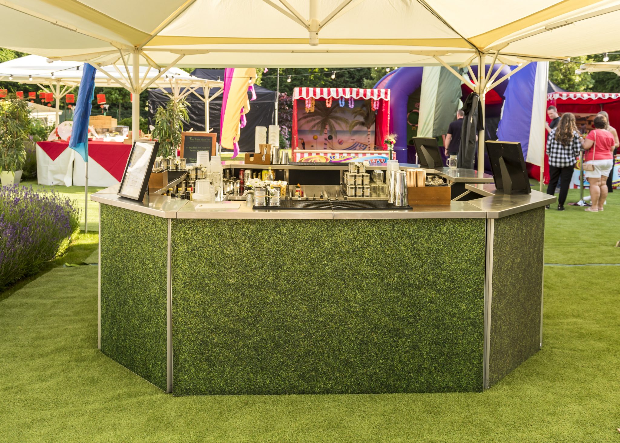 A festival themed event for a private party in Oxshott - Ace Bar Events