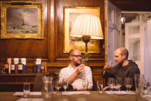 Pals Enjoying a Whisky Tasting Masterclass